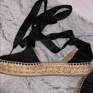 Sam Edelman Lace-Up Espadrilles Size 38